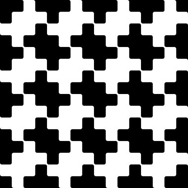 Kareler dikişsiz desen zikzak süs 1