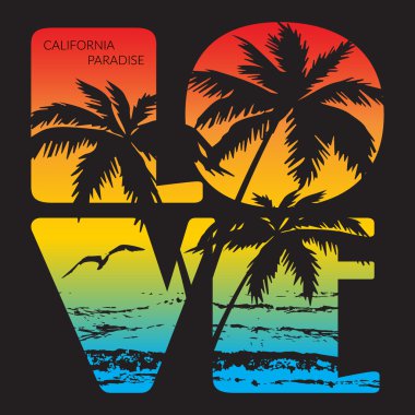 California cennet Tipografi Grafik