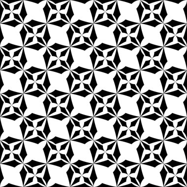 Flowers stylized seamless pattern 1