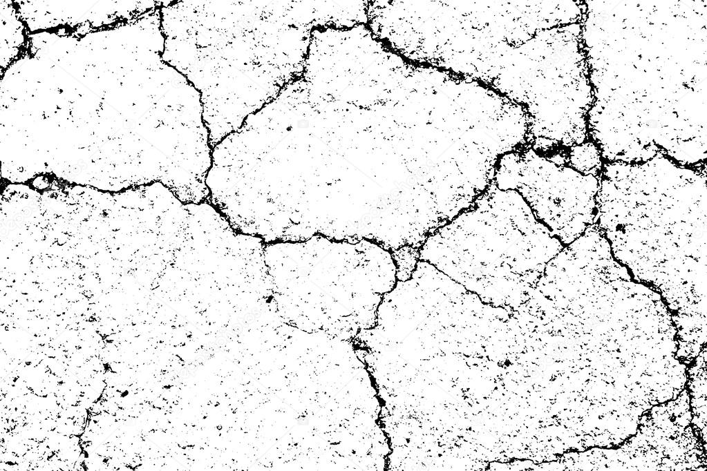 Cracked texture white and black 2 road