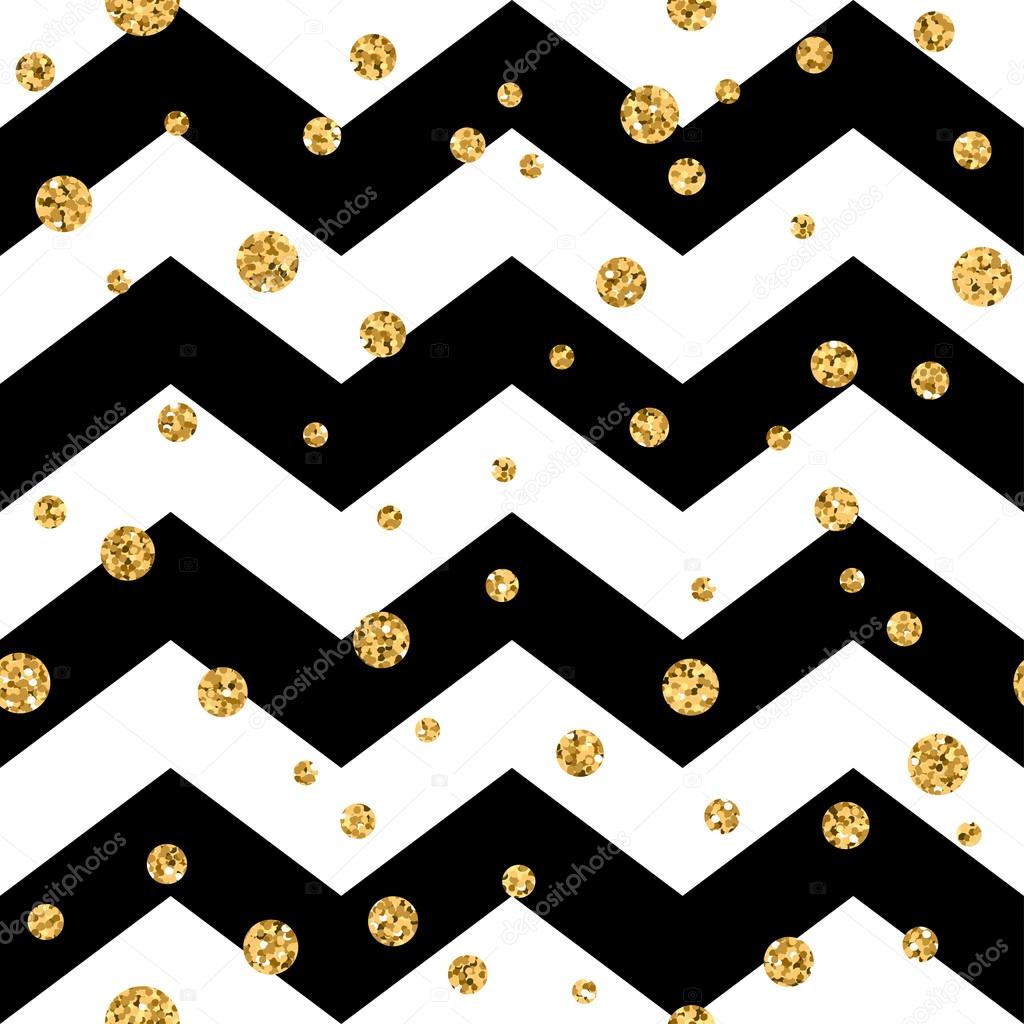 Shop Gold dot pattern backdrop black and white stripes - whosedrop