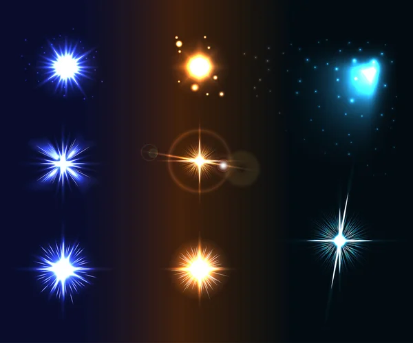 Λάμψη σταρ ντίσκο αστέρια 1 — Διανυσματικό Αρχείο