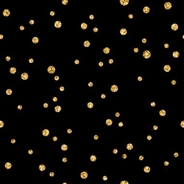 Altın küçük daire siyah 1 kaotik