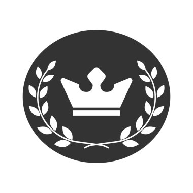 En iyi ödül etiketi Laurel çelenk ve taç başarı simgesi 4