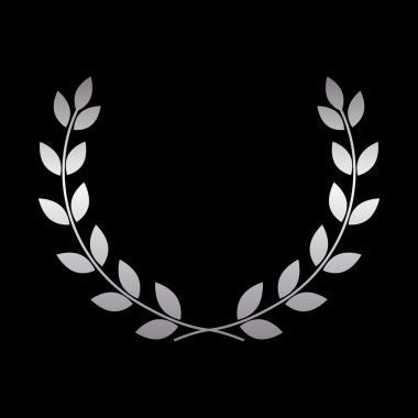 Gümüş defne çelengi simge 2