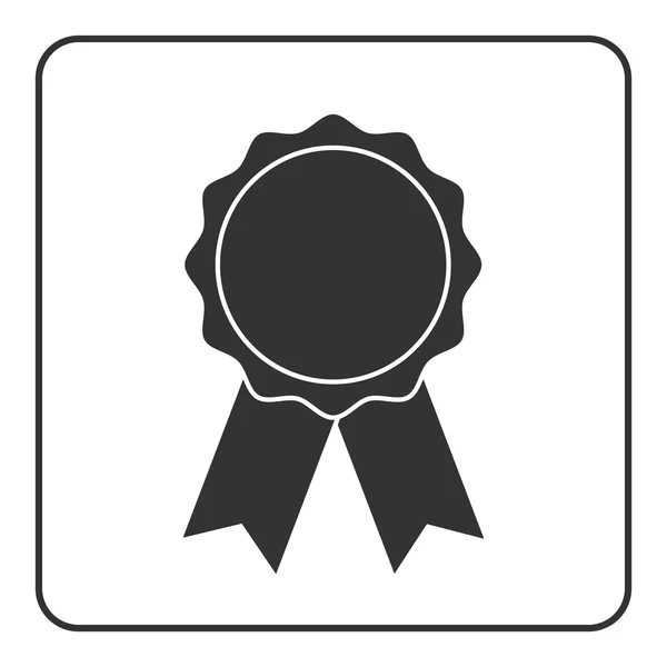 Premio medalla icono gris 2 — Vector de stock