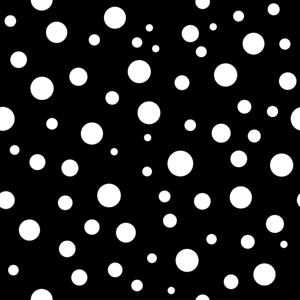 Polka dots seamless pattern chaotic 2 — Stock Vector