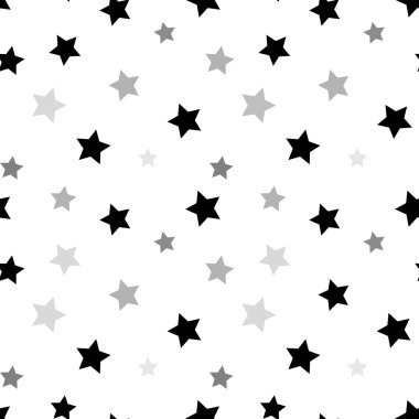 Yıldız dikişsiz desen beyaz 3d