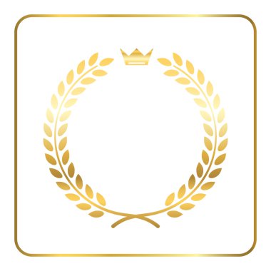 Altın defne çelengi taç