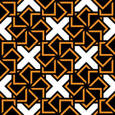 Soyut dikişsiz desen Geometrik üçgen mozaik süs