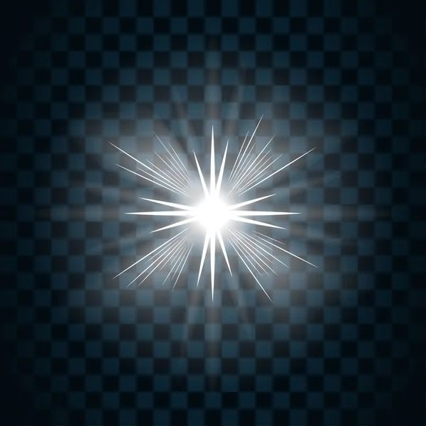 Funkeln Lichtstern 7 — Stockvektor