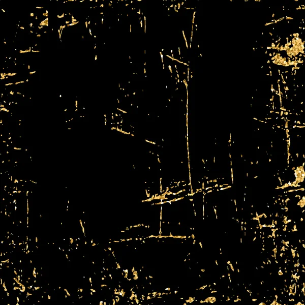 Grunge ligero oro negro textura dorado — Vector de stock