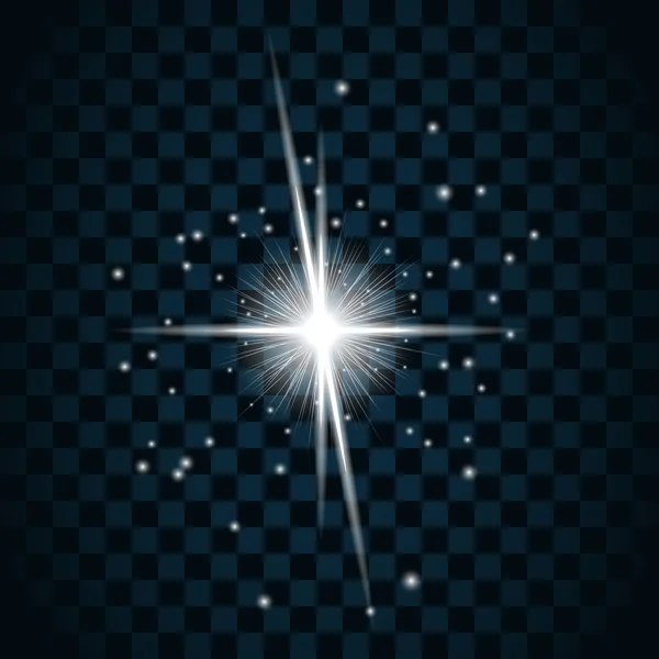 Λάμψη αστέρι λάμψη 19α — Διανυσματικό Αρχείο