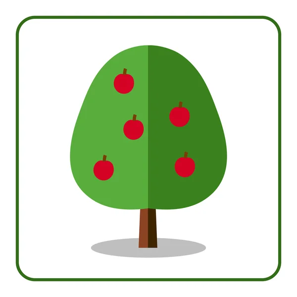 Apple Tree-pictogram — Stockvector