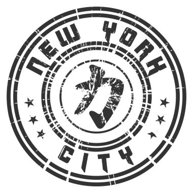 T shirt New York Karakter Güç Gücü grunge