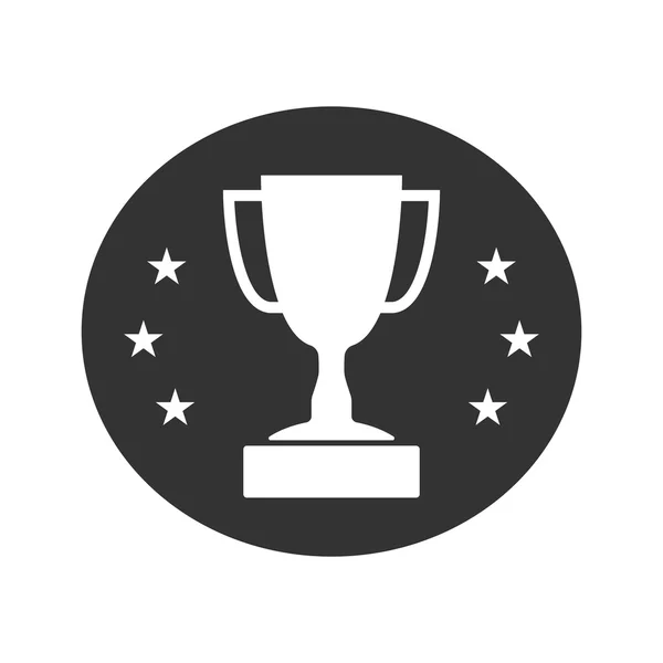 Кубок трофеев со звездой значок 2 — стоковый вектор