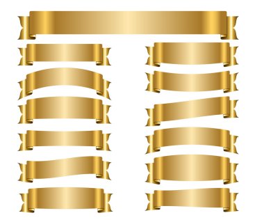Şerit altın afiş seti