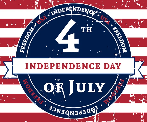 Αμερικανική διακοπών ημέρα της ανεξαρτησίας — Διανυσματικό Αρχείο