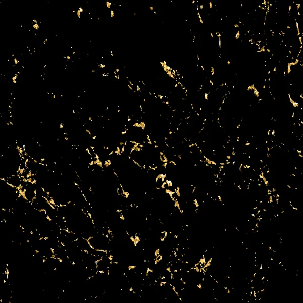 Grunge marmo texture glitter oro nero — Vettoriale Stock