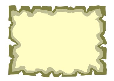 Parşömen kağıt boş afiş