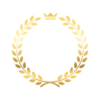 Altın defne çelengi taç