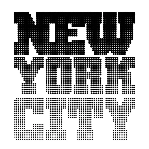 Пиксель футболки Нью-Йорка — стоковый вектор