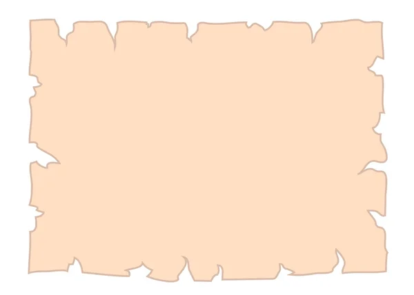 Pergament gamla papper cartoon banner — Stock vektor