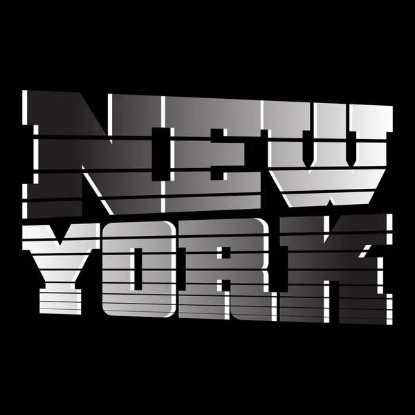 T-shirt New York — Vettoriale Stock