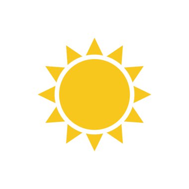 güneş düz Sembol gündoğumu