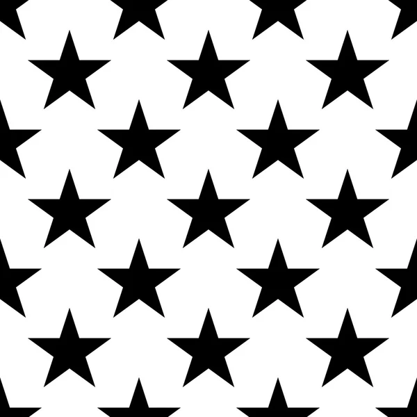 Étoiles motif sans couture grand — Image vectorielle
