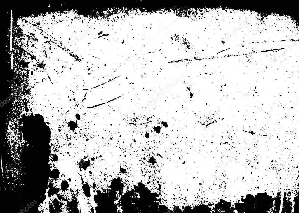 Grunge Black White Distress Border Stock Vector C Alona S 117539584