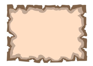 Parşömen eski kağıt Boş afiş