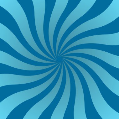 Mavi ışınları poster yıldız Parlatıcı retro dalgalı