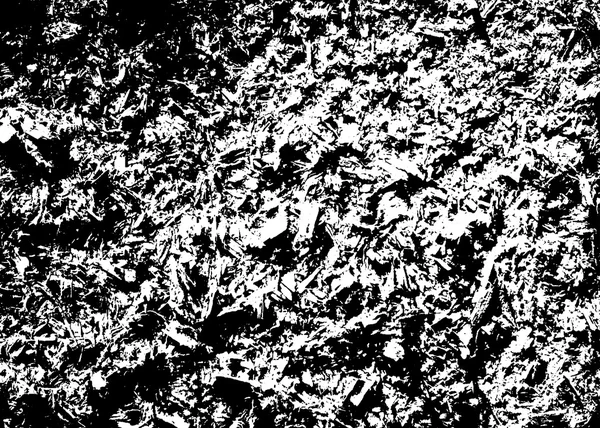 Buruşmuş grunge doku beyaz siyah — Stok Vektör