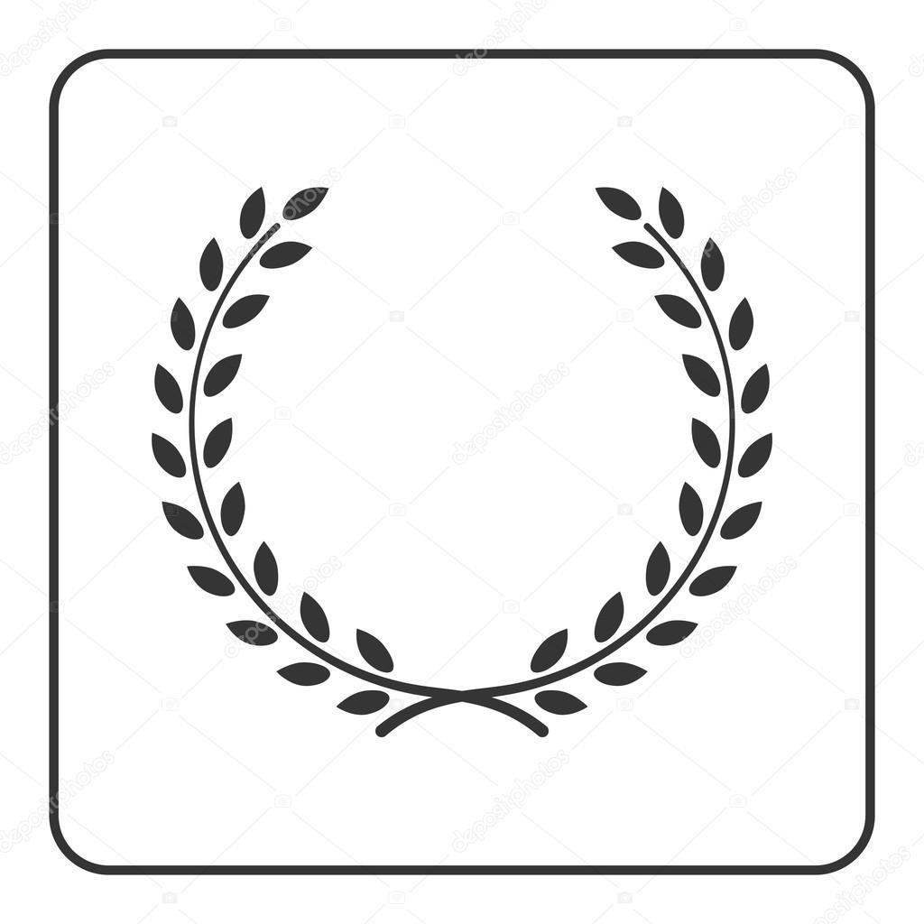 Download Laurel wheat wreath symbol victory achievement icon ...