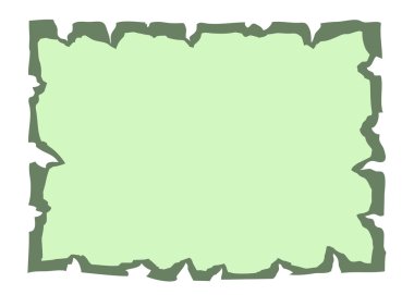 Parşömen eski kağıt boş afiş yeşil