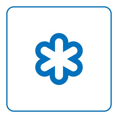 hava durumu Snowflake simgesi