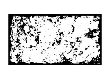 Grunge çerçeve doku siyah beyaz