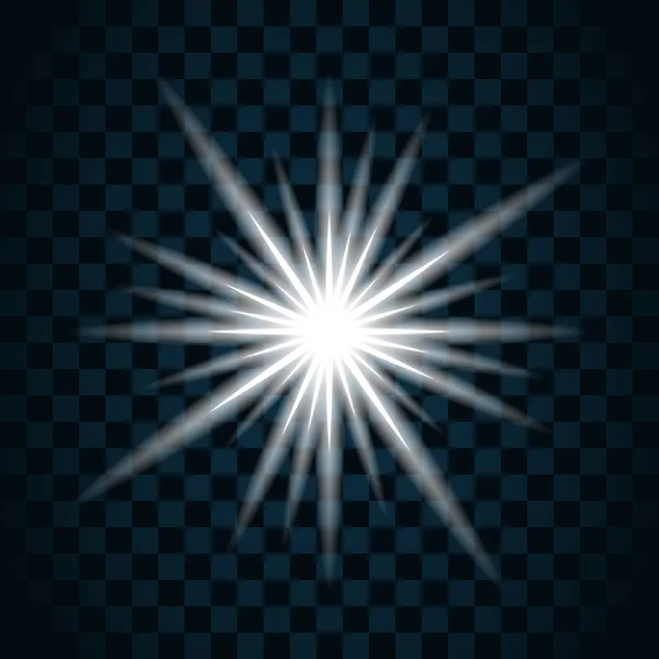 Luce scintillante stella 11 — Vettoriale Stock