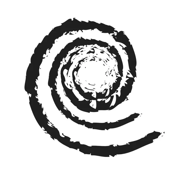 Spirala ikona grunge tekstur — Wektor stockowy