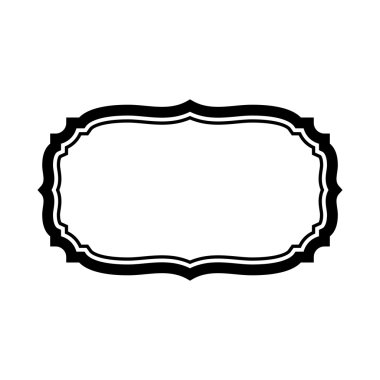 Çerçeve güzel tasarım basit siyah