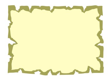 Parşömen kağıt çizgi film afiş