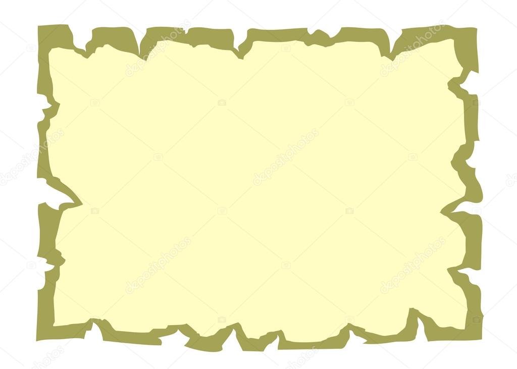 Parchment paper cartoon banner Stock Vector by ©Alona_S 120568582