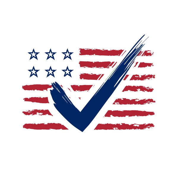Elecciones presidenciales USA sign — Archivo Imágenes Vectoriales