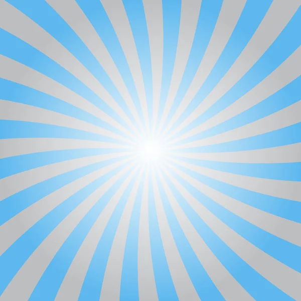 Rayos azules cartel estrella brillo ondulado — Archivo Imágenes Vectoriales