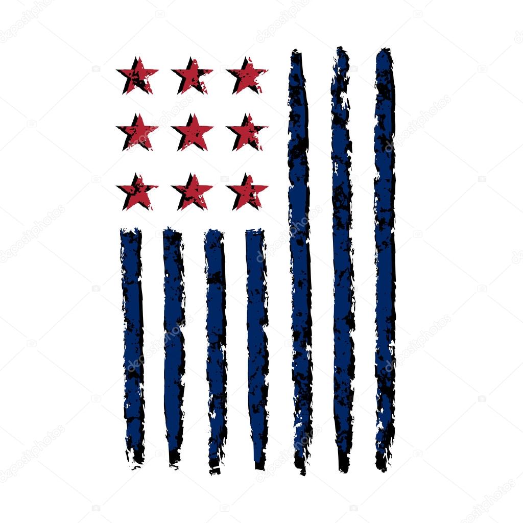 Download American vertical flag symbol celebration Independence Day ...