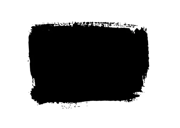 Grunge Hintergrund Rechteck schwarz — Stockvektor