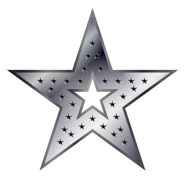 Signo de estrella americana — Archivo Imágenes Vectoriales