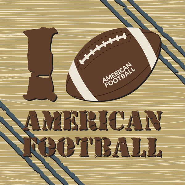 American Football T-Shirt — Stockvektor