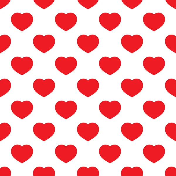 Seamless heart red — Stockový vektor
